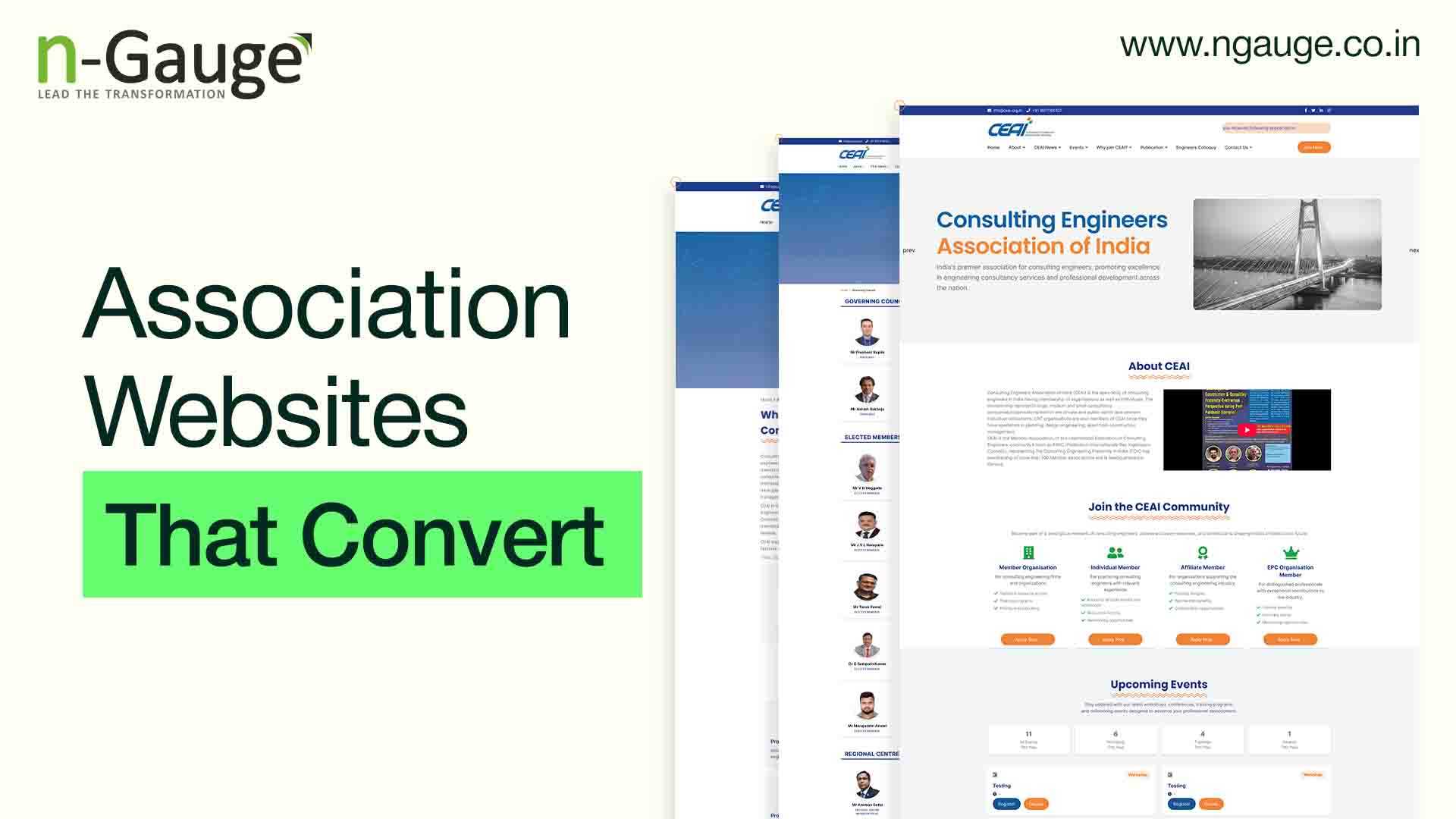 High-converting association website